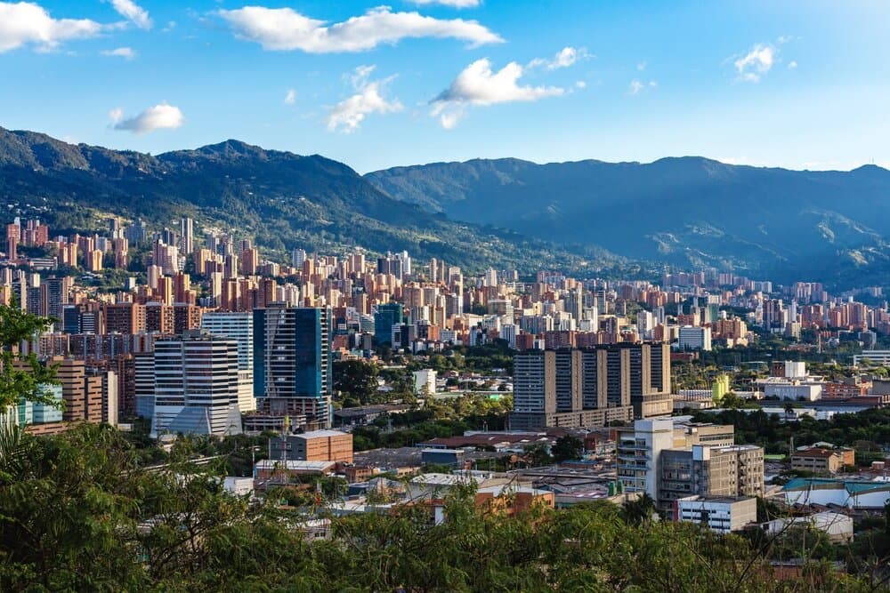 Medellin skyline