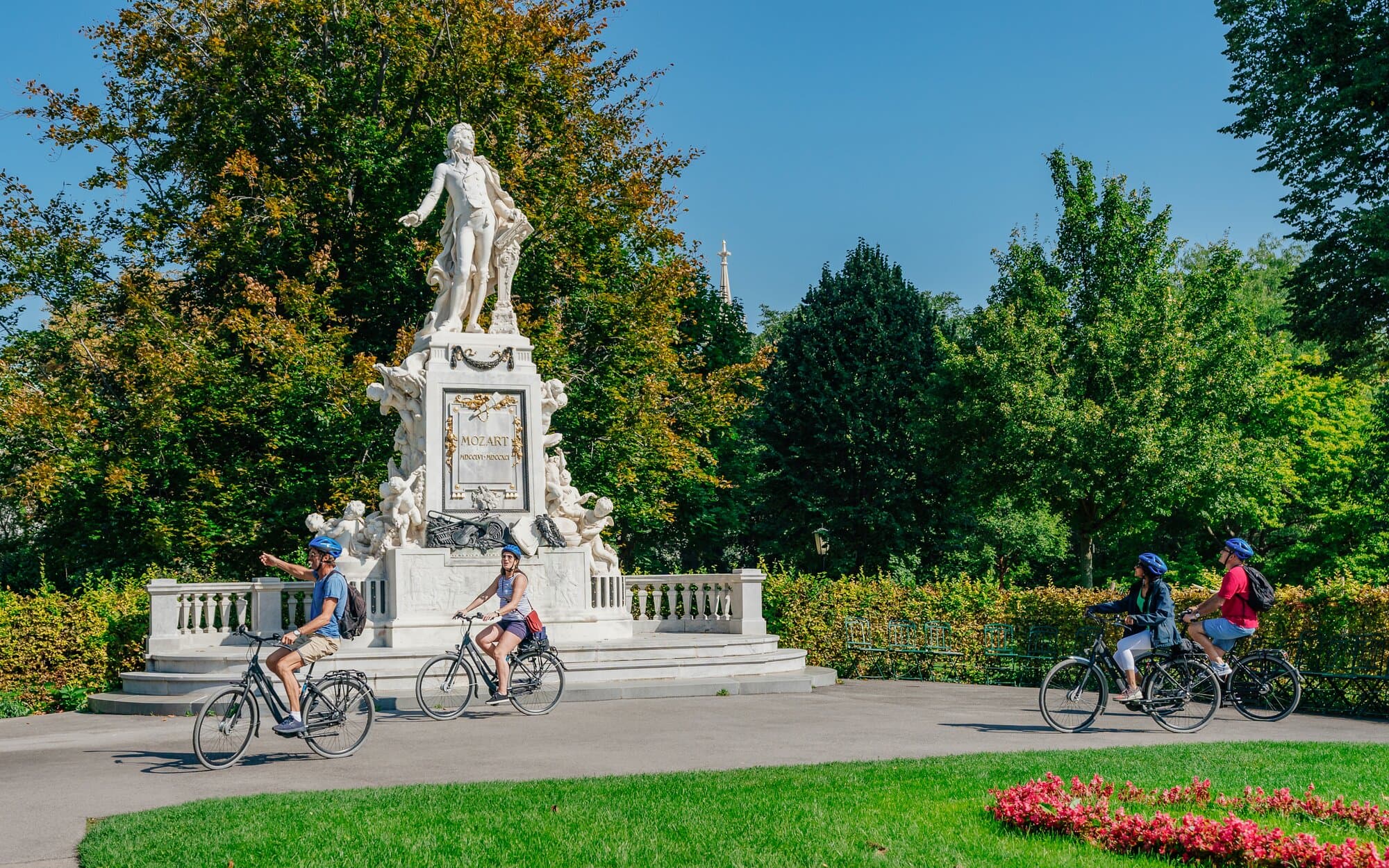 Mozart Monument in Vienna