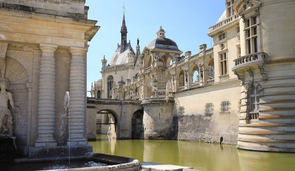 Impressive Chantilly castle near Paris