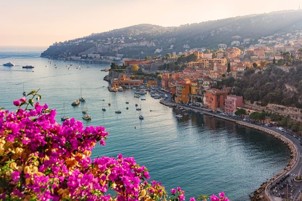 Villefranche-Sur-Mer Village on the French Riviera